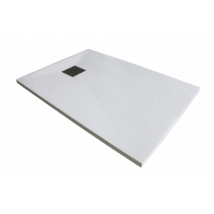 Receveur de douche – texturé – extra-plat et anti-dérapant Blanc