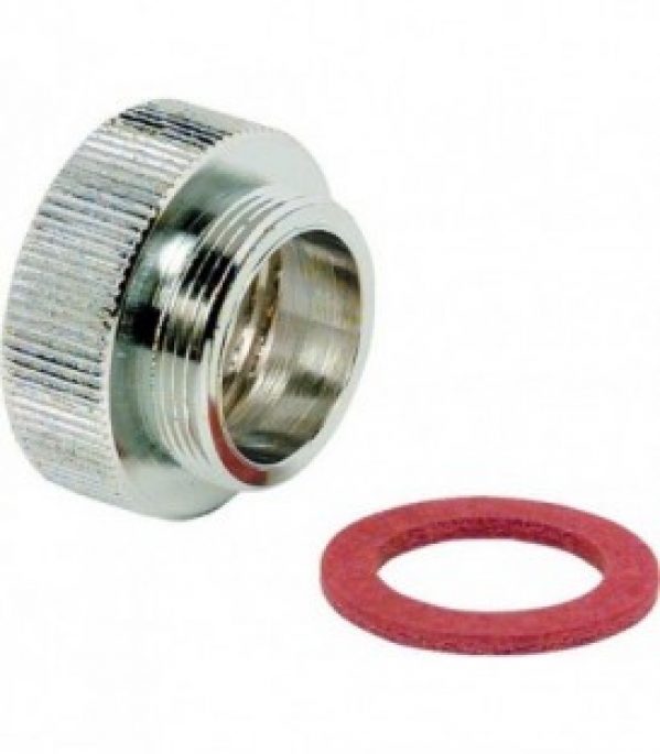 Reduction laiton chrome fem 3/4, mâle M 22×1 *BG*