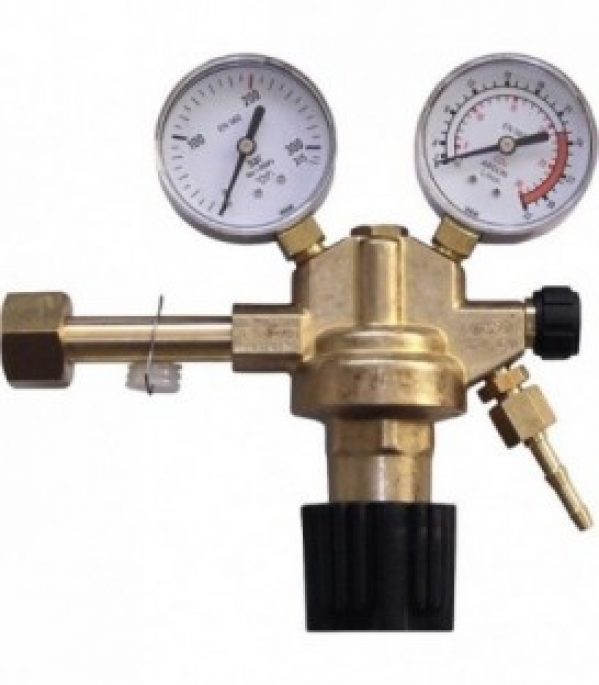 Regulateur de pression de bouteille pour Argon + dioxyde de carbonne