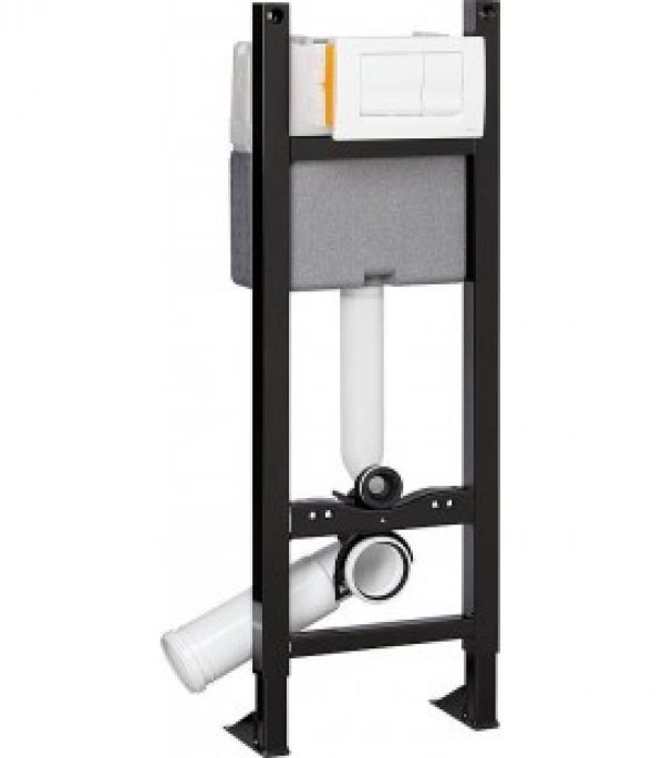 Reservoir de chasse universel autoportant, NF Evo, 3/61 + plaque de commande L172B