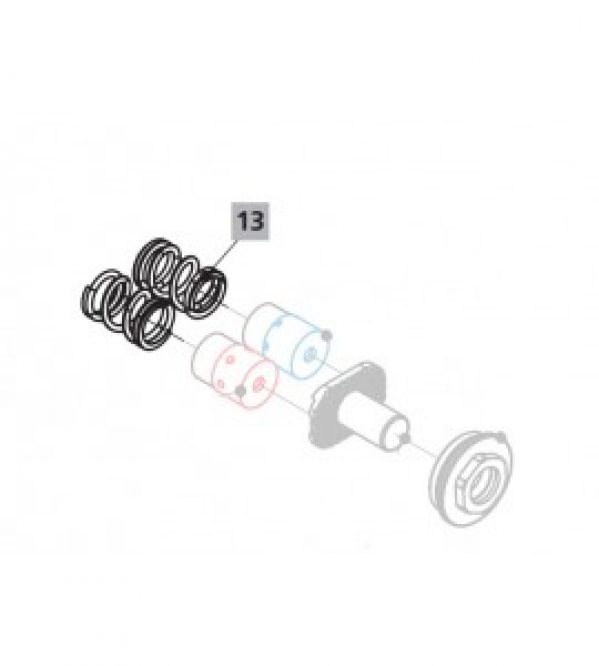 Ressort en acier inoxydable pour robinets à pédale Idral…