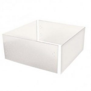 Retenue d’isolant pour trappe de plafond 550x550x375mm – PVC rigide 3mm