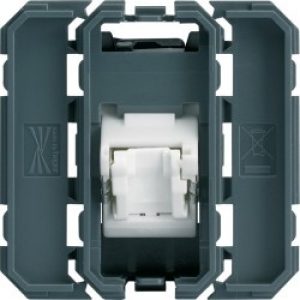 RJ45 cat.6 UTP 2M incliné 45° – APPAREILLAGE MURAL GALLERY HAGER WXF230