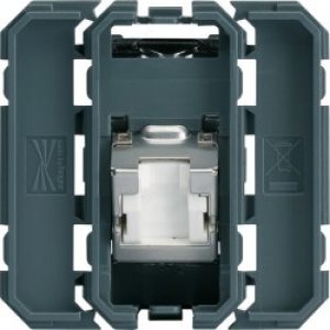 RJ45 cat.6A STP 2M incline 45° – APPAREILLAGE MURAL GALLERY HAGER WXF233