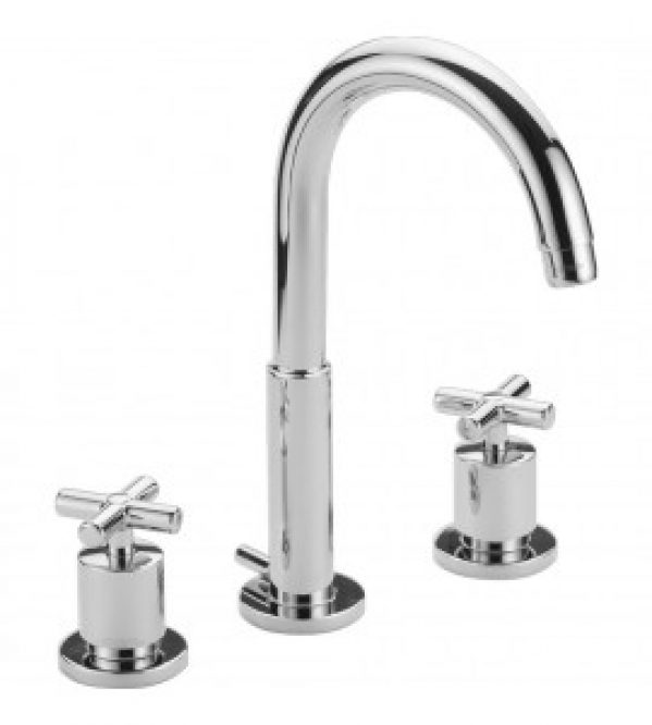 Robinet 3 trous batterie de lavabo suite huber SU00106021