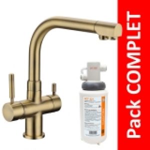Robinet 3 voies Denali Bronze + Kit…
