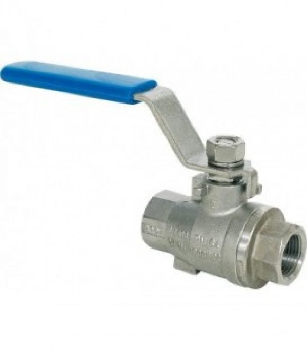 Robinet a bille en acier passage integral, 1&Prime; Bille en acier inoxydable