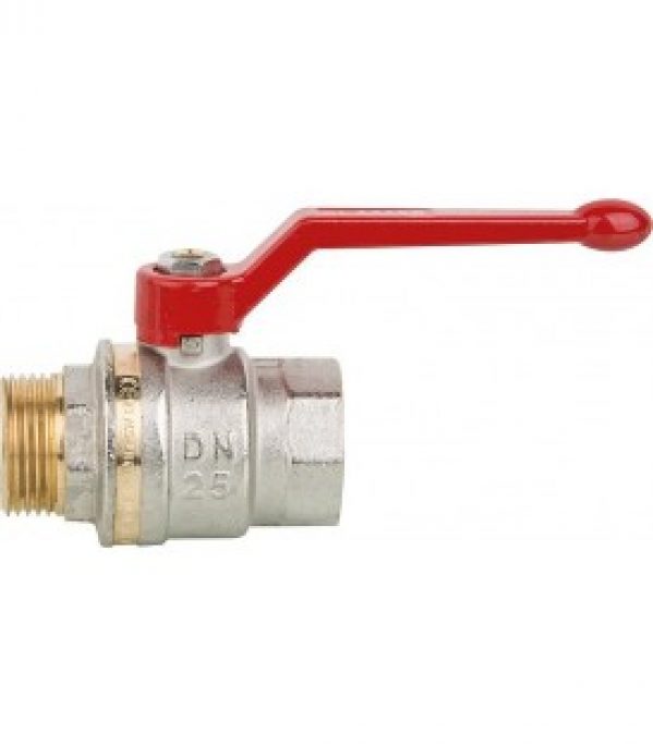 Robinet a boisseau sphérique laiton eau potable Aster ACS, male/fem 11/2&Prime; PN40, avec levier alu
