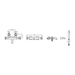 Robinet baignoire-douche thermostatique…