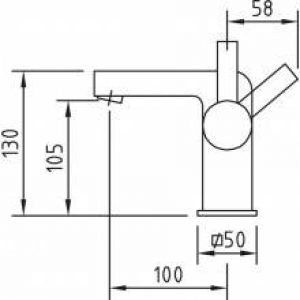 Robinet Bimini para lavabo