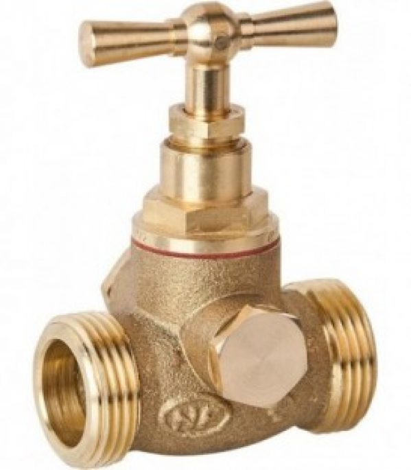 Robinet à boisseau spherique WATTS avec arret et vidange, à visser MxM 3/8