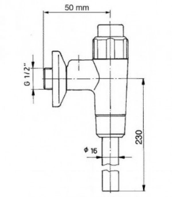 Robinet à bouton poussoir Benkiser complet pour modèle 669/670