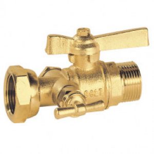 Robinet compteur droit à purge Mâle 3/4 – Ecrou Prisonnier 3/4&Prime;