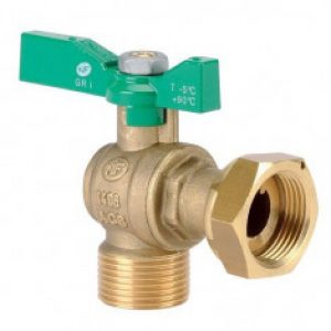 Robinet compteur équerre mâle 1/2&Prime; (15×21) – écrou tournant 3/4&Prime; (20×27)