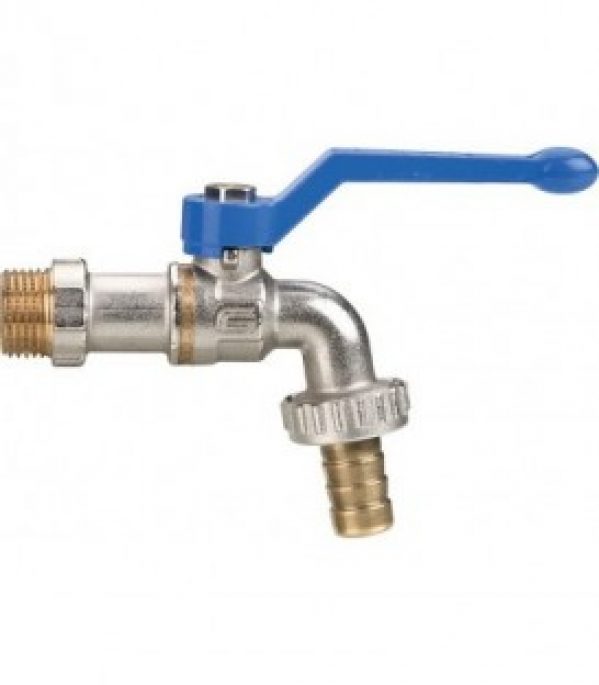 Robinet d&rsquo;arrosage argent , PN10 DN 15 (1/2&Prime;), certifié DVGW