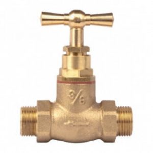 Robinet d’arrêt avec épaulement – mâle / mâle