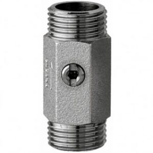 Robinet d’arrêt droit Mâle – 15 x 21 mm – avec filtre plat