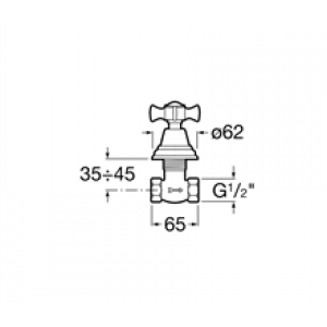 Robinet d’arrêt indice froid Florentina Roca