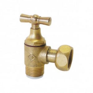 Robinet d’arrêt WC équerre brut à clapet Mâle-Femelle 3/8″ (12/17) SOMATHERM