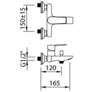 Robinet de baignoire Agora Xtreme