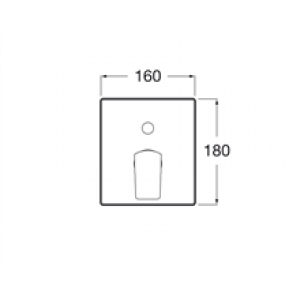 Robinet de baignoire-douche encastré L90 Roca