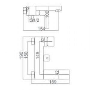 Robinet de baignoire-douche Imex Valence