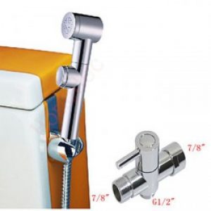 Robinet de bidet de style contemporain et fini en chrome