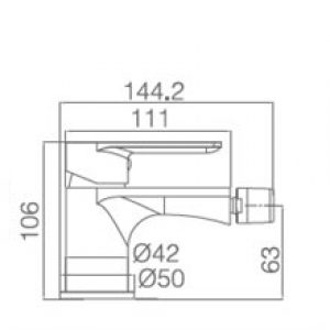 Robinet de bidet Imex Saône