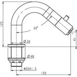 Robinet de bidet IO´S-5 GME
