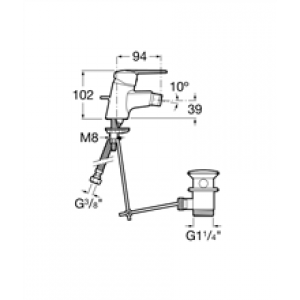 Robinet de bidet Victoria Roca
