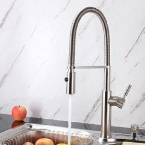 Robinet de cuisine à bec flexible