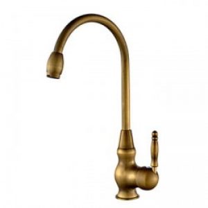 Robinet de cuisine finition fileté muni d’une seule poignée