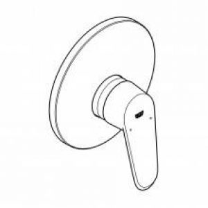 Robinet de douche encastré White Moon Grohe…