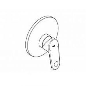 Robinet de douche à encastrer Grohe Europlus