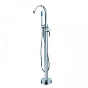 Robinet de douche et baignoire à bec incurvé et douchette à main