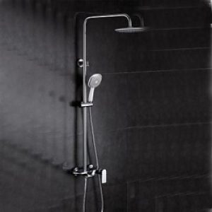 Robinet de douche et baignoire moderne avec tête de douche 8″ et pommeau de douche