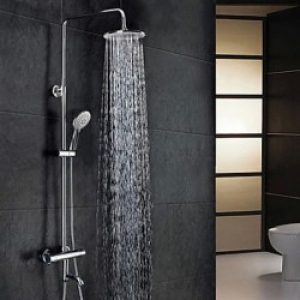 Robinet de douche et baignoire thermostatique muni d’une électrovanne