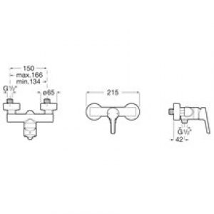 Robinet de douche extérieur Malva Roca