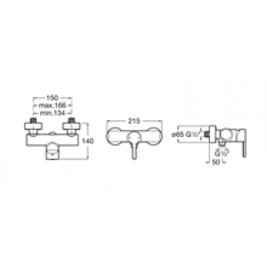 Robinet de douche extérieur Naia Roca