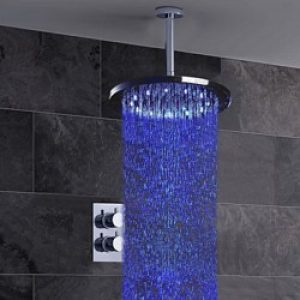 Robinet de douche fixation au plafond avec LED