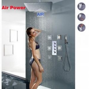 Robinet de douche grand débit tête de douche 16&Prime; plafonnier