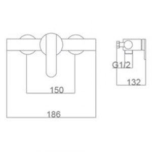 Robinet de douche Imex Rome