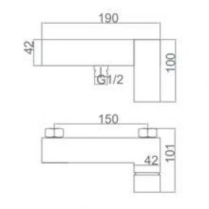 Robinet de douche Imex Valence