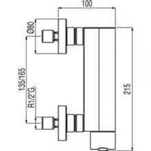 Robinet de douche Lex-Tres