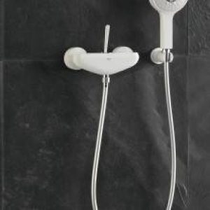 Robinet de douche White Moon Grohe Eurodisc Joy