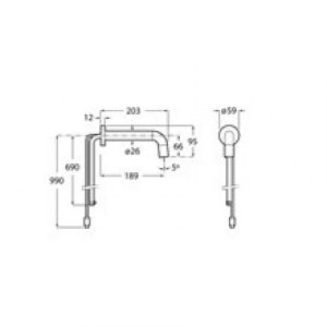 Robinet de lavabo alimentation au réseau…