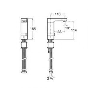 Robinet de lavabo alimentation réseau…