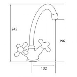 Robinet de lavabo ANTIGONA