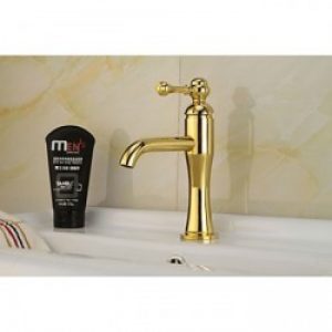 Robinet de lavabo antique finition Ti-PVD de hauteur 220 MM