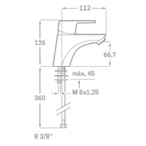 Robinet de lavabo Balans SEVEN